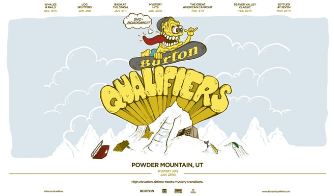 Burton Qualifiers Contest Series at Powder Mountain, UT