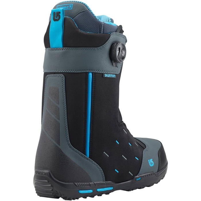 Bottes De Snowboard Burton Concord BOA - Taille 8.5 M - Noir Et Bleu Clair - Occasion En Bon état