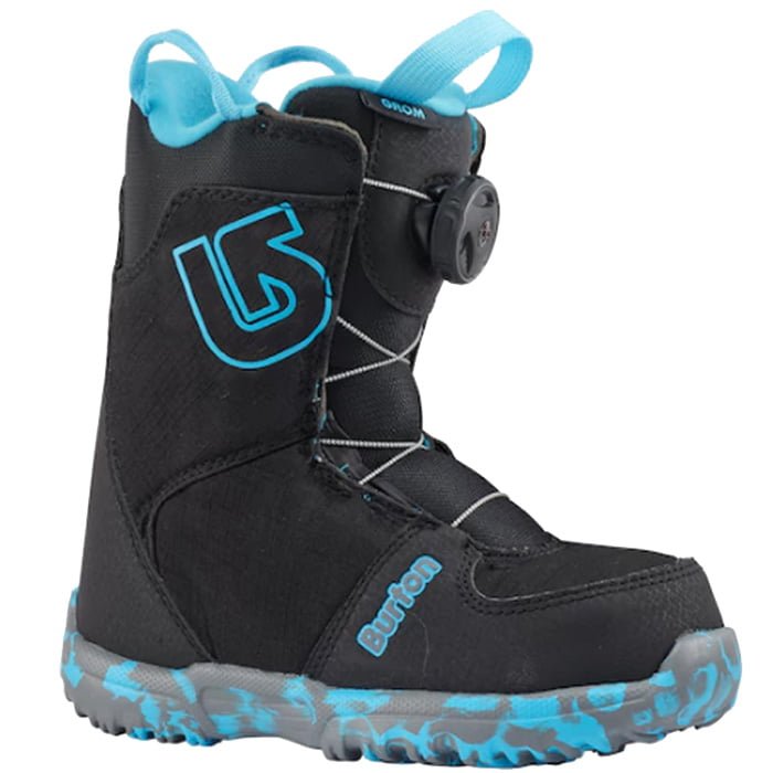 Bottes De Snowboard Enfant Burton Grom Boa T.2 Blanc (Débutant, Occasion)