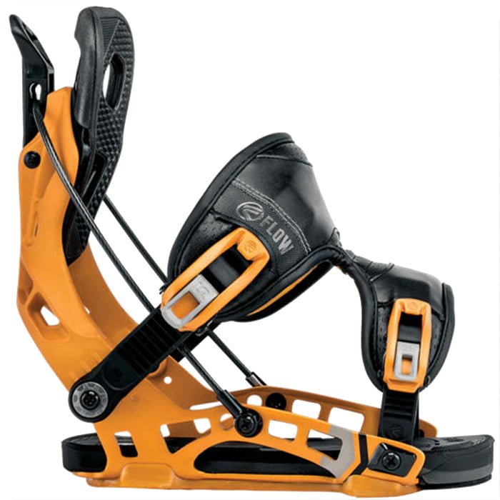 Nidecker Flow NX2 Fusion Speed Entry Snowboard Bindings - Mango, Large