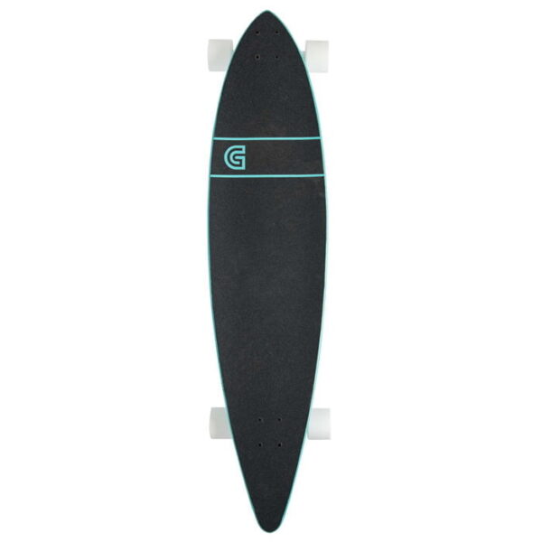 Cruising Carving Longboard Goldcoast Pintail Complete Longboard Skateboard – Classic Blonde Wood, 37.75 Inch Cruiser Smooth Ride Longboard
