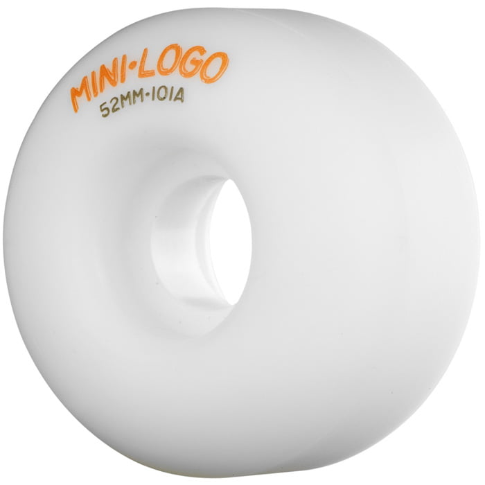 Roues Skate 52mm 101A Mini Logo Mini Logo Roues Skateboard 52mm 101A - Roues Noires Qualité Pro Roues Street Park Skate