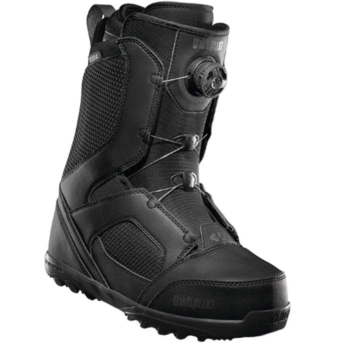 Bottes De Snowboard ThirtyTwo STW BOA Femme - Taille 7.5 - Noir/Pêche - Neuf Avec Léger Défaut