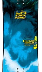 LIB TECH ATTACK BANANA EC2BTX WIDE SNOWBOARD