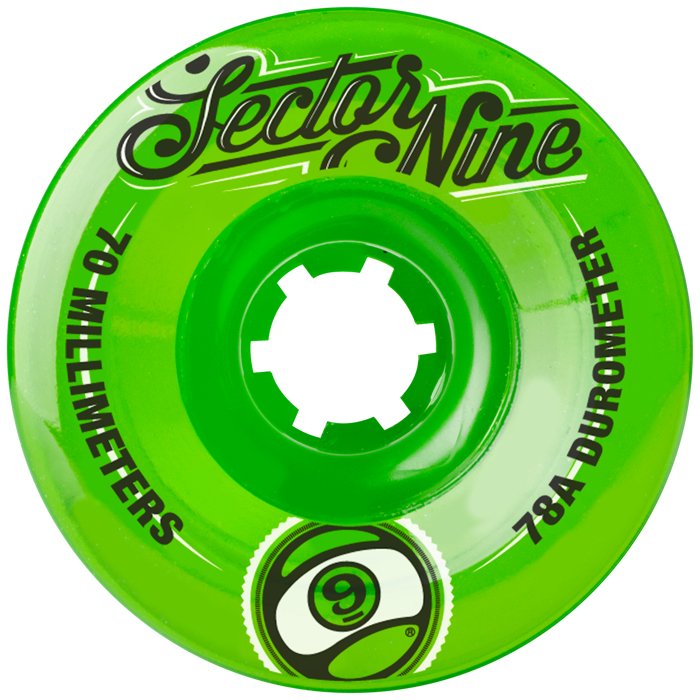 9 Ball Longboard Wheels 70mm - Image 2