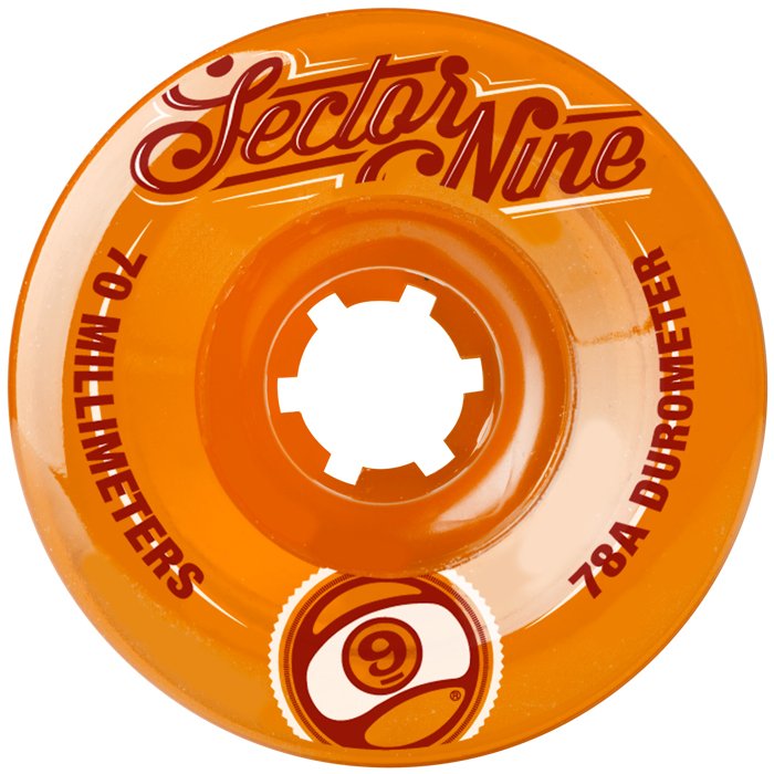 9 Ball Longboard Wheels 70mm - Image 3