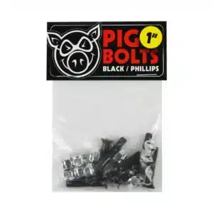 PIG BLACK 1" PHILLIPS SKATE HARDWARE