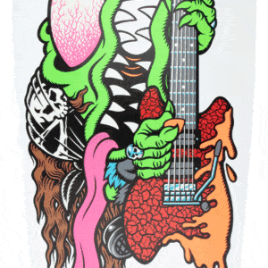 SANTA CRUZ STRANGER THINGS MEEK SLASHER EDDIE REVEAL 10.1" SKATEBOARD DECK