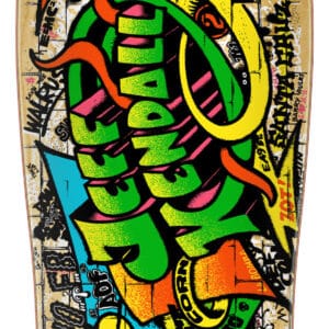 SANTA CRUZ KENDALL GRAFFITI REISSUE 9.975" SKATEBOARD DECK