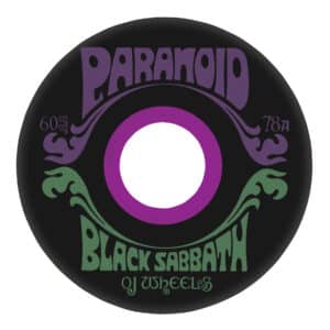 OJ BLACK SABBATH PARANOID SUPER JUICE 78A 60MM BLACK WHEELS