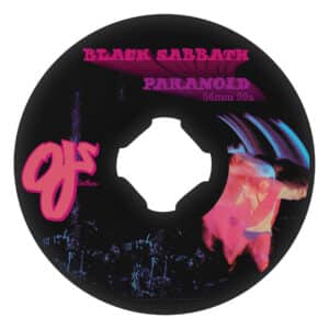 OJ BLACK SABBATH PARANOID CHUBBIES 99A 56MM BLACK WHEELS