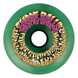 SLIME BALLS MEGA BALLS 78A 80MM METALLIC GREEN WHEELS