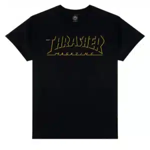 THRASHER SHADOW MAG LOGO TEE