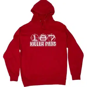 187 killer pads block logo hoodie red 2026 a