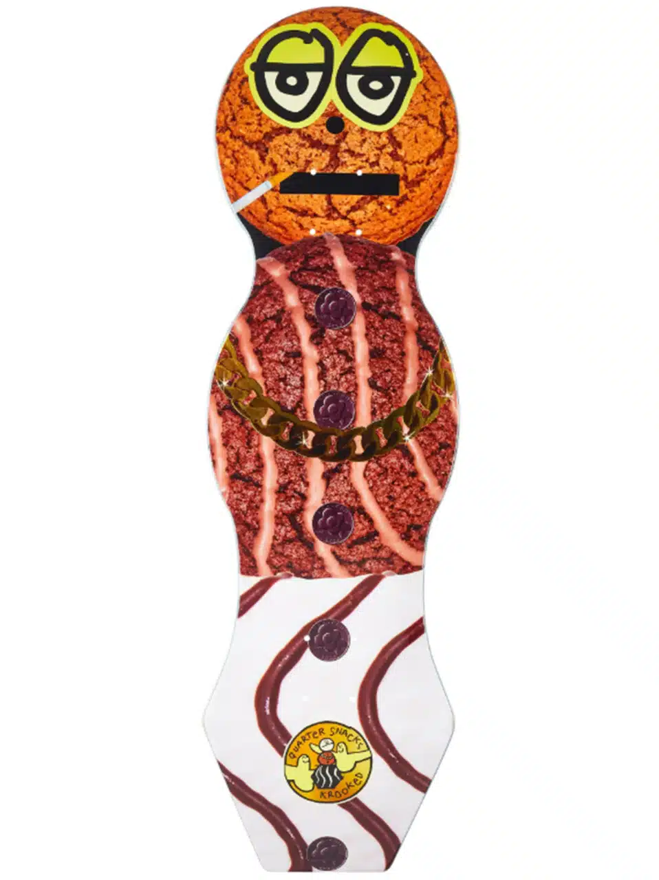 Krooked Snackman Skateboard Cruiser 9.0