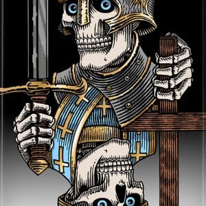 POWELL DAN CORRIGAN CHESS SKULLS