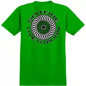 Spitfire Live to burn classic Tee Irisg Green IGN 2026 b