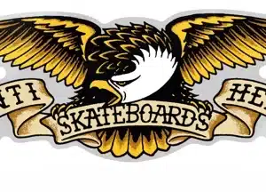 Anti hero eagle lg 11 sticker yellow