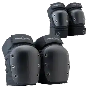 Protec street knee pad open back black 2026 a