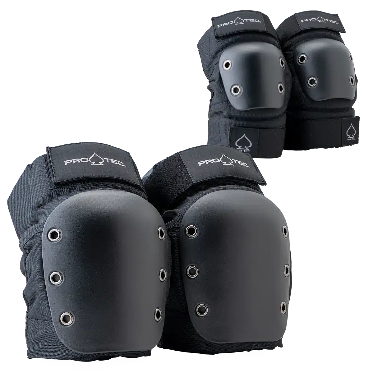 Protec street knee pad open back black 2026 a