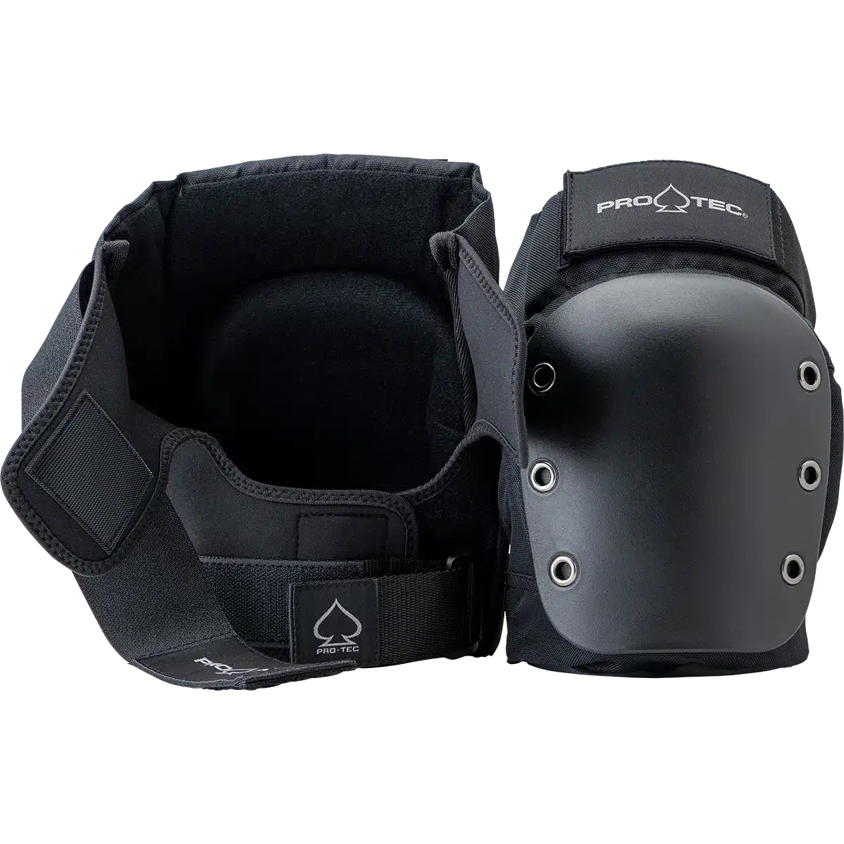 Protec street knee pad open back black 2026 b