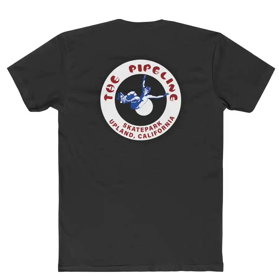 45rpm pipeline skatepark tee blk 2026 a