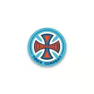 88282111 truck co legacy clear mylar sticker blueorange 1 in pk5 independent