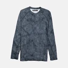 BURTON AK MENS HELIUM POWER GRID BASE LAYER CREWNECK