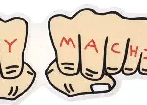 Toy machine fists 6 sticker