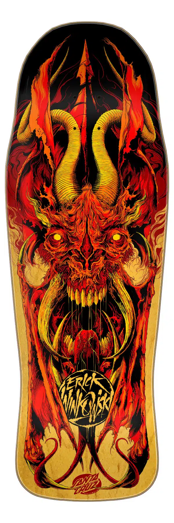 11117603 164946 85042 1034in x 3054in Winkowski Primeval Pro Shaped Santa Cruz Skateboard Deck size 1034inx3054in 1000x