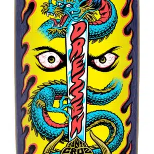 11117604 164947 85044 925in x 3195in Dressen Sword Pro Shaped Santa Cruz Skateboard Deck size 925inx3195in 1800x