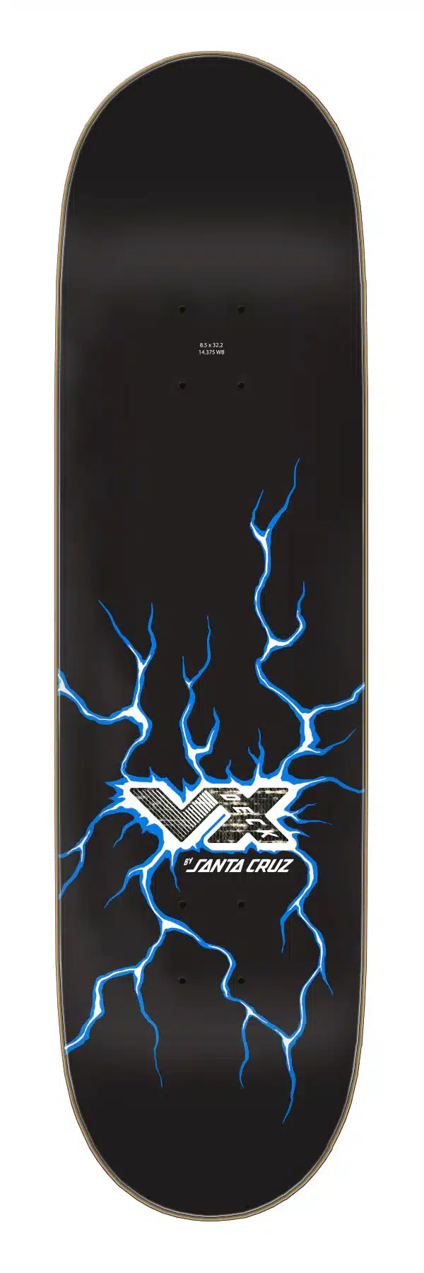 11117607 164950 85051 85in x 322in Wooten Calamity VX Deck Santa Cruz Skateboard Deck size 85inx322in 1000x