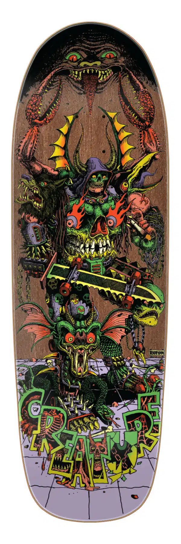 11117635 164978 85106 955in x 3046in Hallucination Beast Creature Skateboard Deck size 955inx3046in 1800x