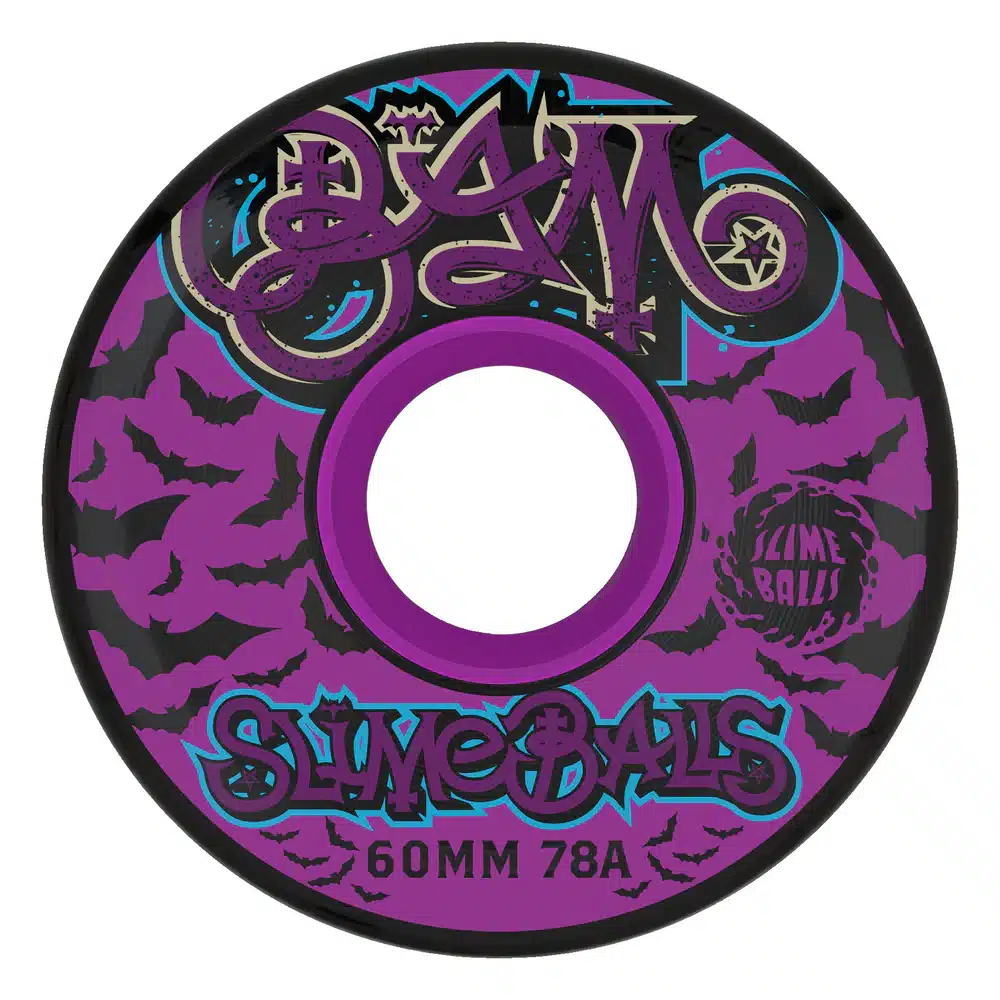 22223506 164996 85193 60mm Bam Margera Guest OG Slime Black 78a Skateboard Wheels Slime Balls color black 1000x
